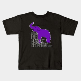 THE PURPLE ELEPHANT BOMBAY INDIA Kids T-Shirt